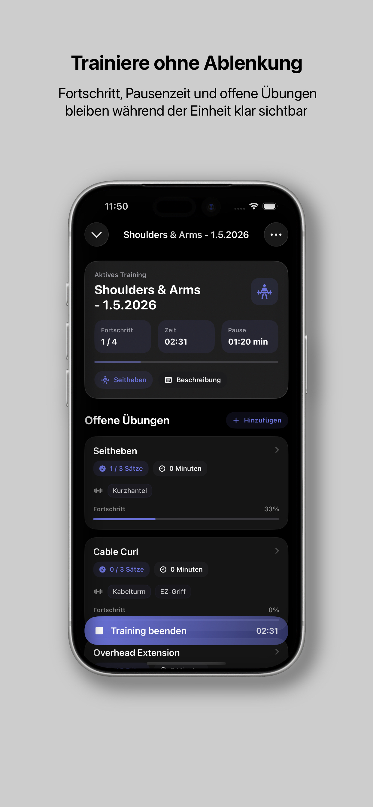 Gym Journey Training Screenshot